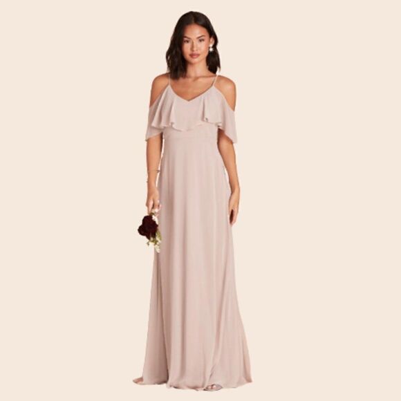 Birdy Grey Jane Convertible Maxi Dress in Taupe Size Small - Picture 2 of 15